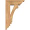 Ekena Millwork Imperial Traditional Smooth Bracket w/ Offset Brace, Western Red Cedar, 5 1/2"W x 14"D x 22"H BKT0604X14X22IMP01SWR - alternate 3